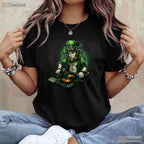 Irish Leprechaun DJ Turntable St Patricks Day T-Shirt Music Lover Club Tee
