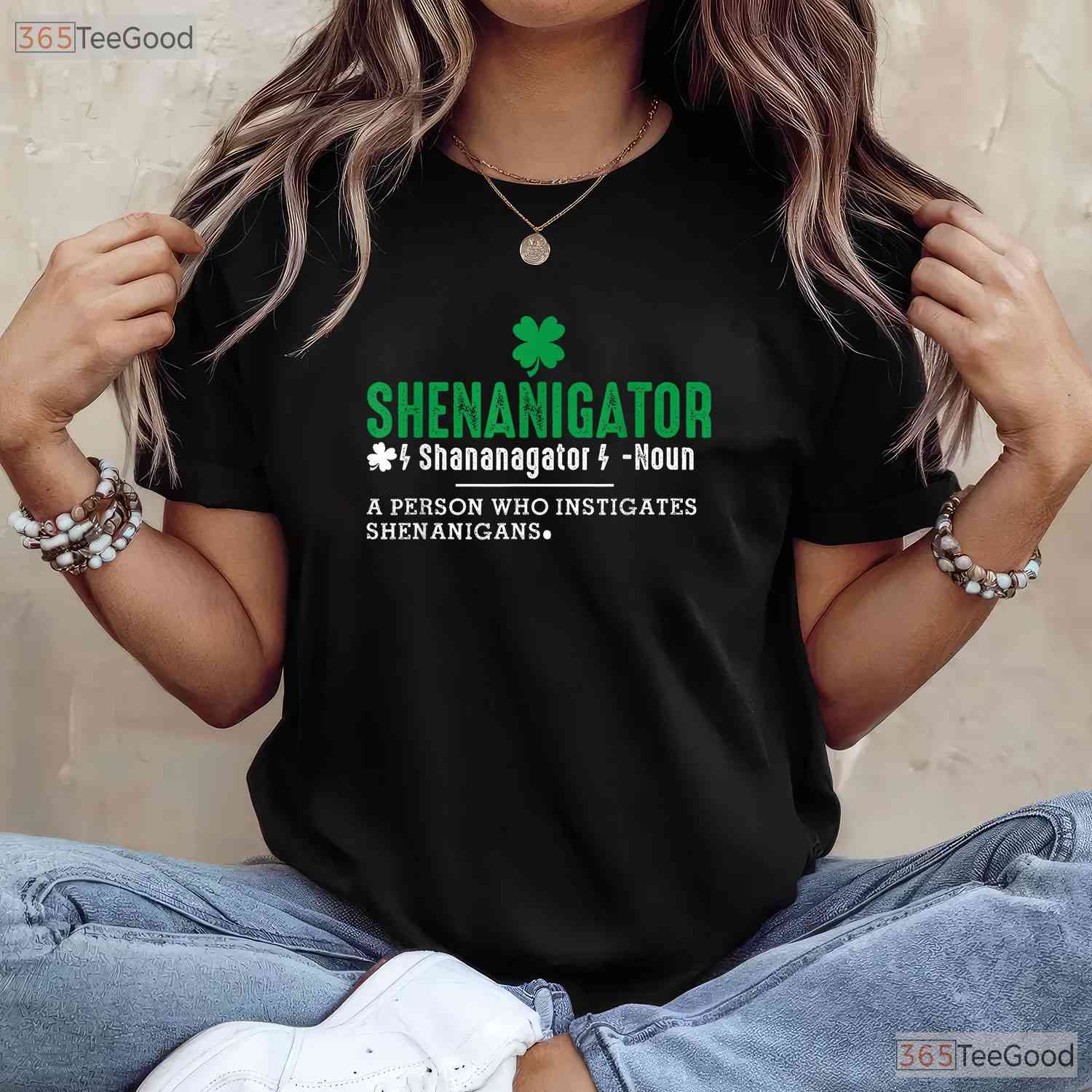 Shenanigator Definition Funny St Patricks Day T-Shirt Irish Trouble Maker