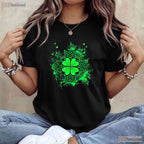 Celtic Knot Irish Shamrock St Patricks Day T-Shirt Traditional Green Tee