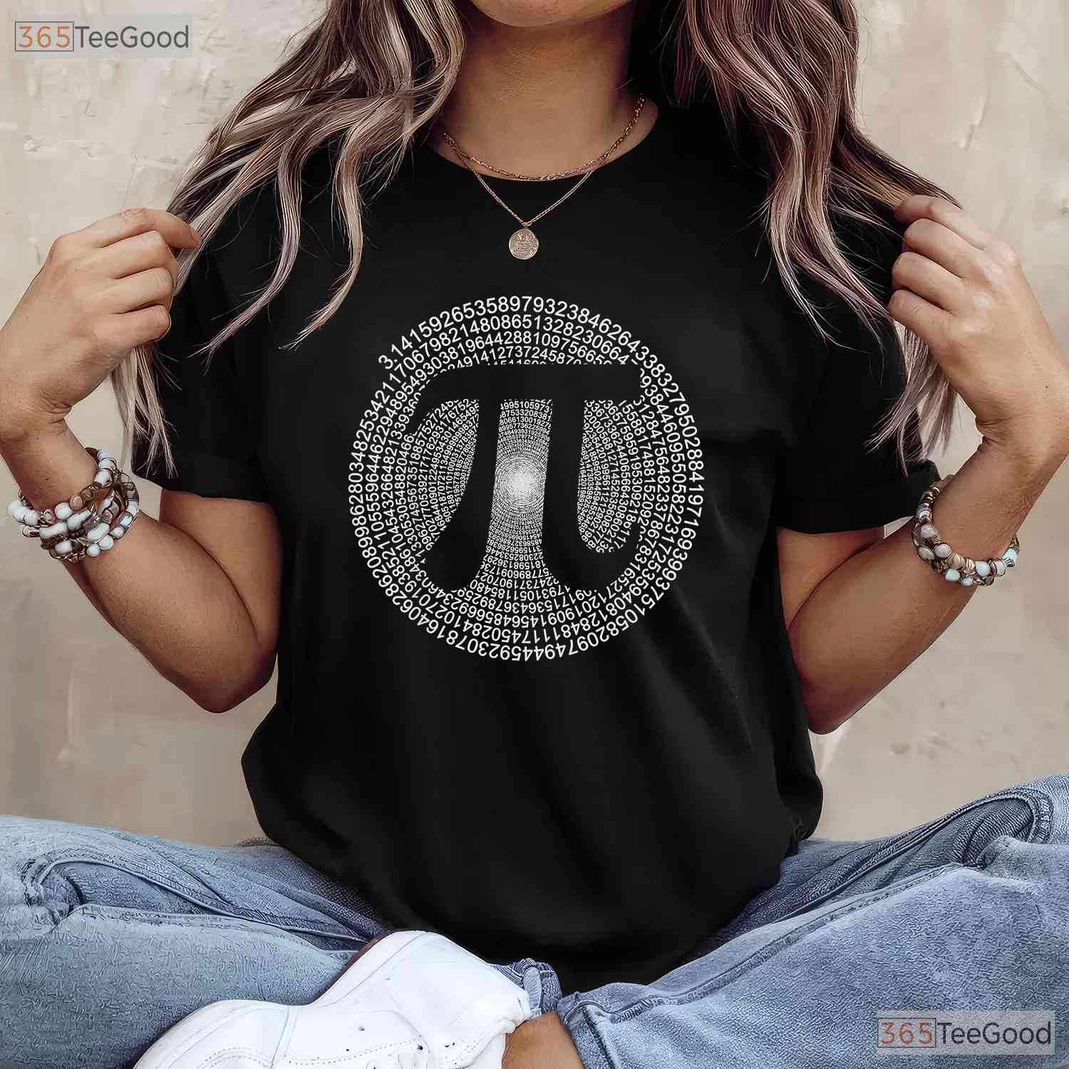 Pi Symbol T-Shirt 3 - 14 Number Math Science Teacher Student Geek Gift Top