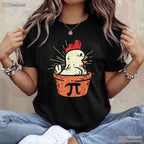 Funny Chicken Pot Pi Shirt Day Math Lover Geek Gift 3 - 14 Pun Food T-Shirt