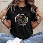 Irrational But Well Rounded Pi Day Math Teacher Student Geek Pun T-Shirt
