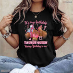 Taurus Queen High Heels Sneakers Nails T-Shirt- Unique May Birthday Shirt Gift
