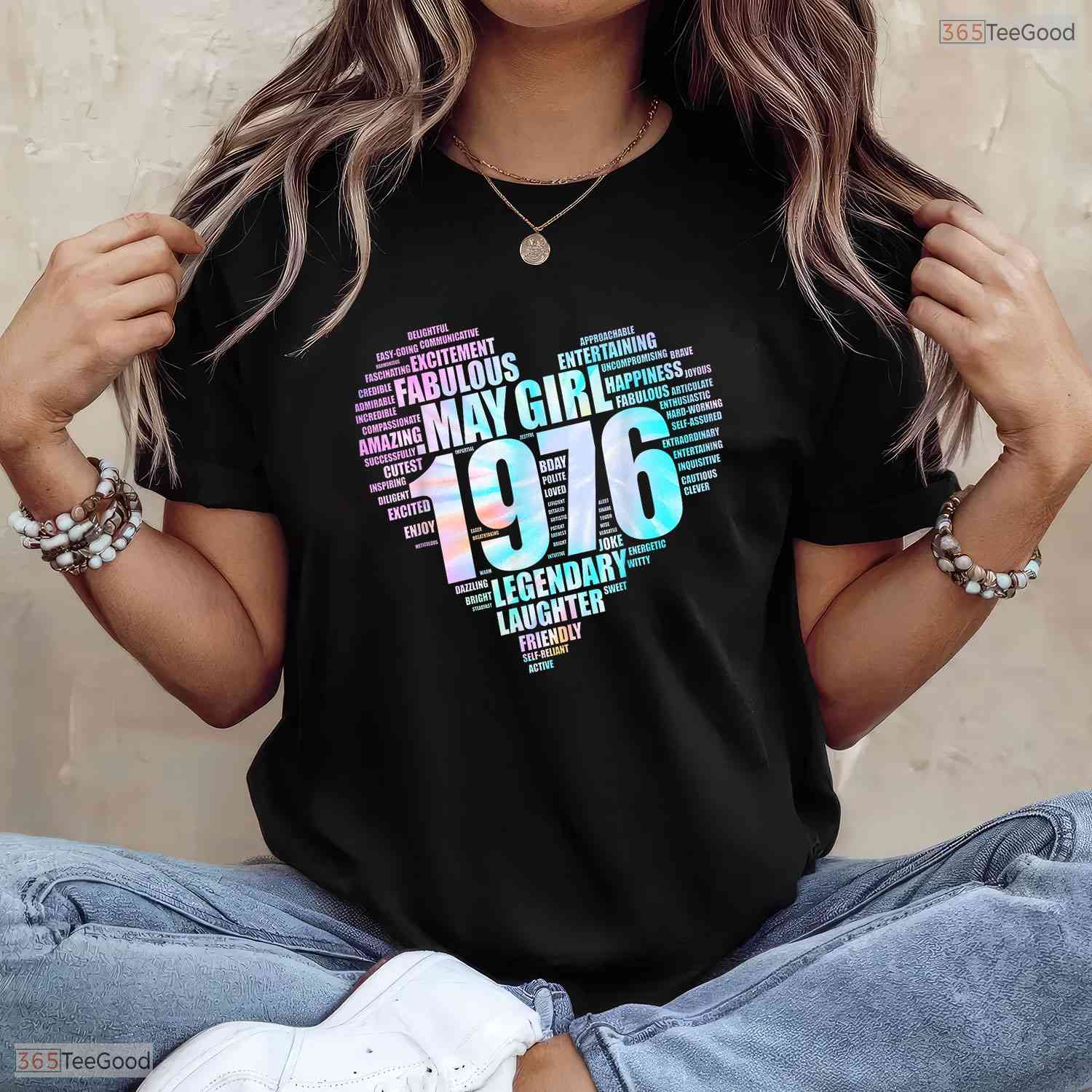 Fabulous Pink May Girl 1976 50th Mom T-Shirt- Unique May Birthday Shirt Gift