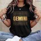 Funny Gemini Zodiac Sign Lover Women T-Shirt- Unique May Birthday Shirt Gift