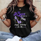 May Queen High Heel Crown T-Shirt- Fabulous Women's May Birthday Party Shirt