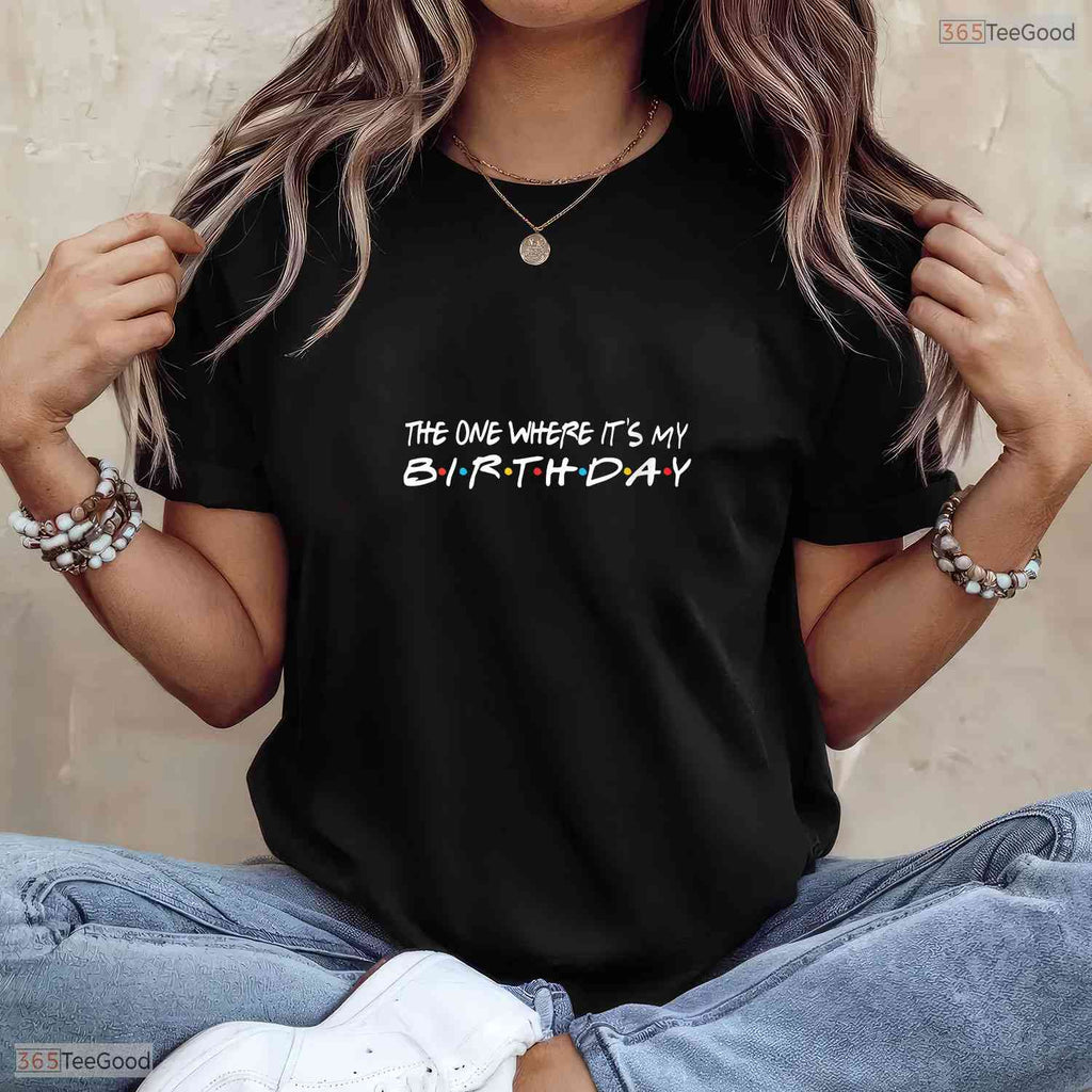 Funny The One Where It's My May Birthday Cute Parody V-Neck T-Shirt For Women