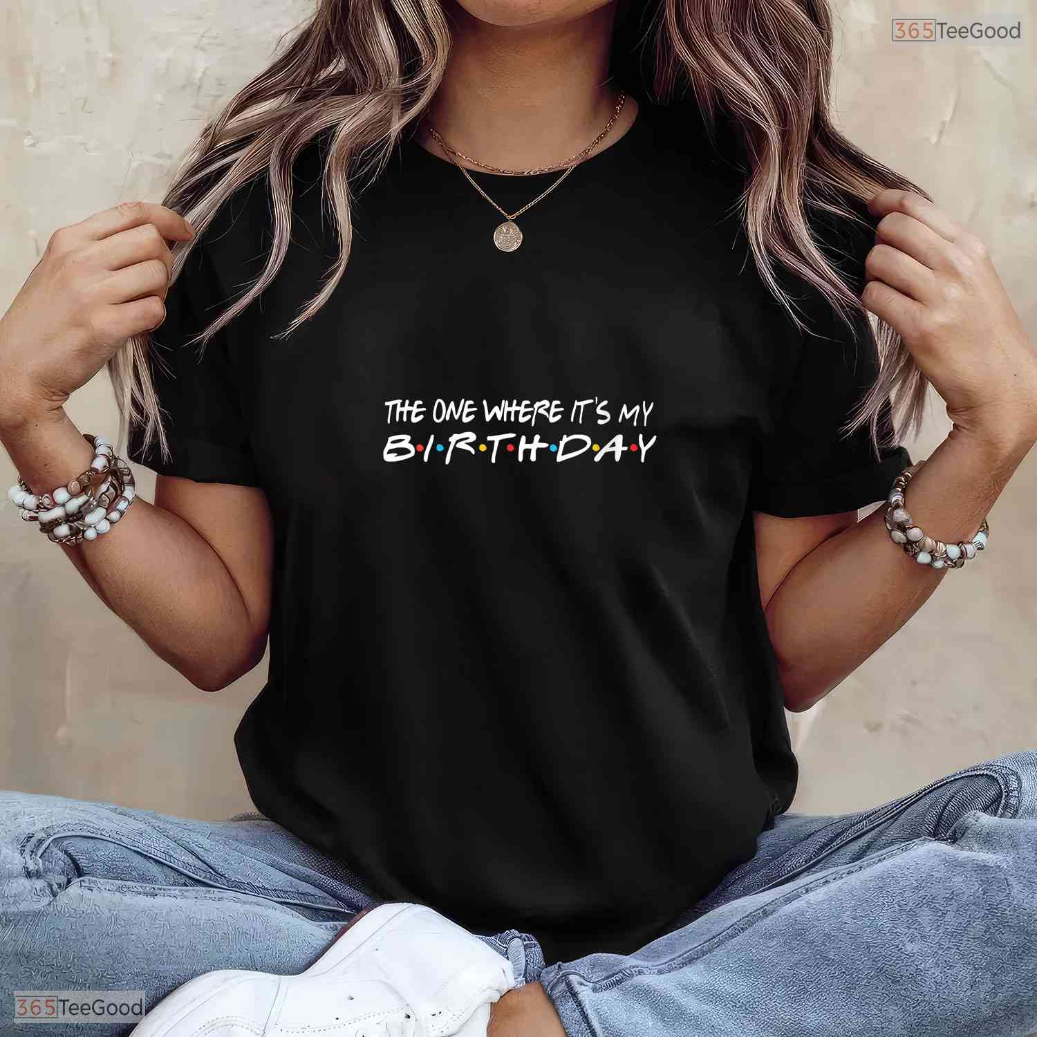 Funny The One Where It's My May Birthday Cute Parody V-Neck T-Shirt For Women