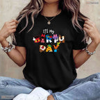 Magical Theme It's My May Birthday Castle And Friends Cute Celebration T-Shirt