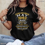 Retro Legends Were Born In May 1963 63 Years Old 63rd Birthday Classic T-Shirt