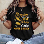 Blessed Stepping Into My May Birthday With God's Grace And Mercy Religious T-Shirt