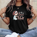 Funny May They Burn In Hell Cute Girl Praying May Birthday Gift Shirt For Her