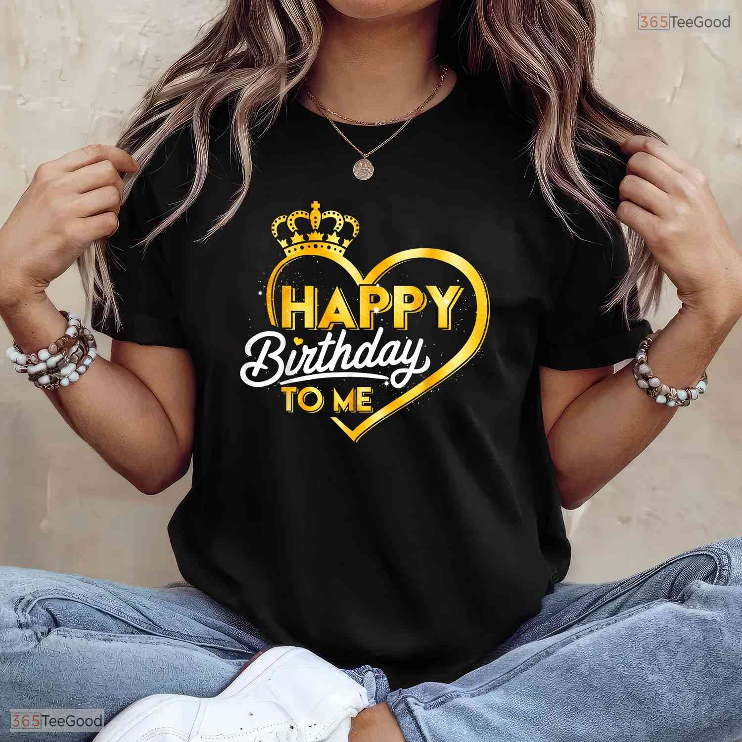 Happy Birthday To Me Black Queen Afro T-Shirt Cute May Birthday Shirt For Women