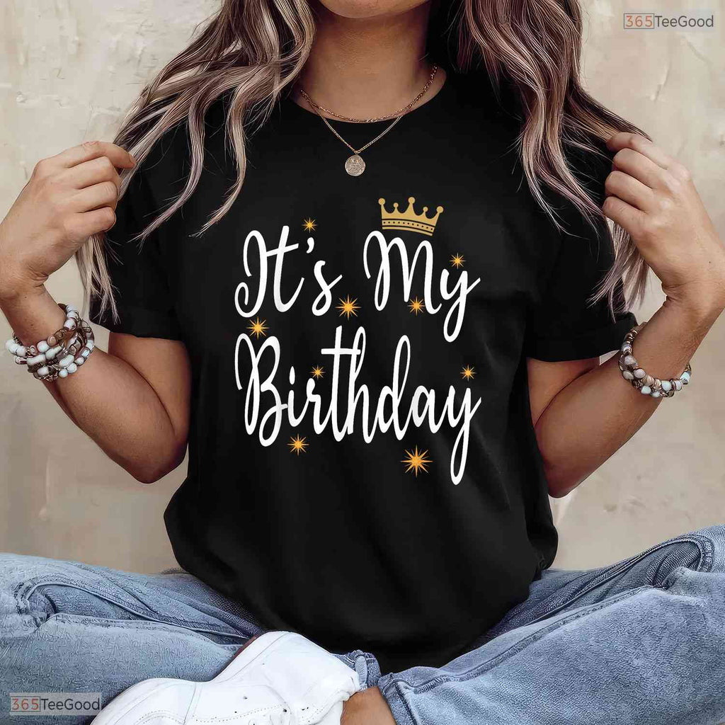 Cool Party Crew Squad It Is My Birthday T-Shirt Awesome May Birthday Apparel