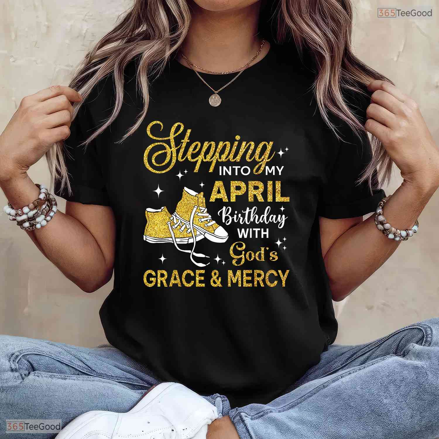 Stepping Into My May Birthday High Heels T-Shirt Best May Birthday Apparel
