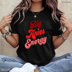 Big Gemini Energy Zodiac Horoscope Astrology T-Shirt Cute May Birthday Shirt