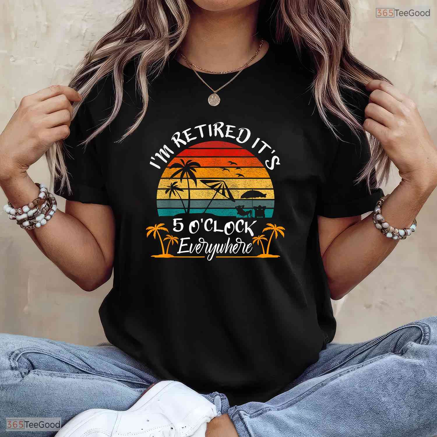 It Is Five O Clock Everywhere Retired T-Shirt- Adult May Birthday Shirt