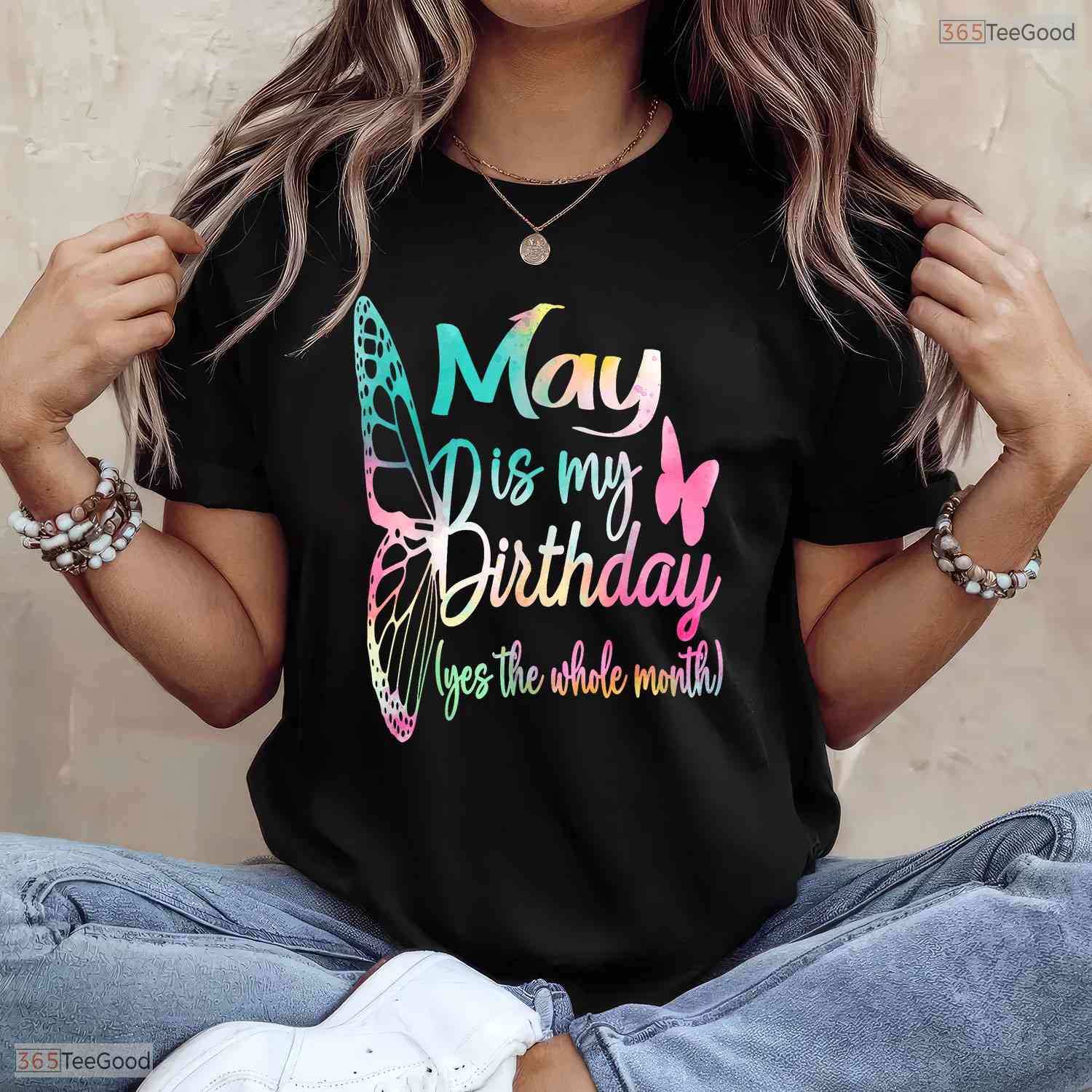 May Is My Birthday T-Shirt For Girls- Best Women May Birthday Shirt Gift