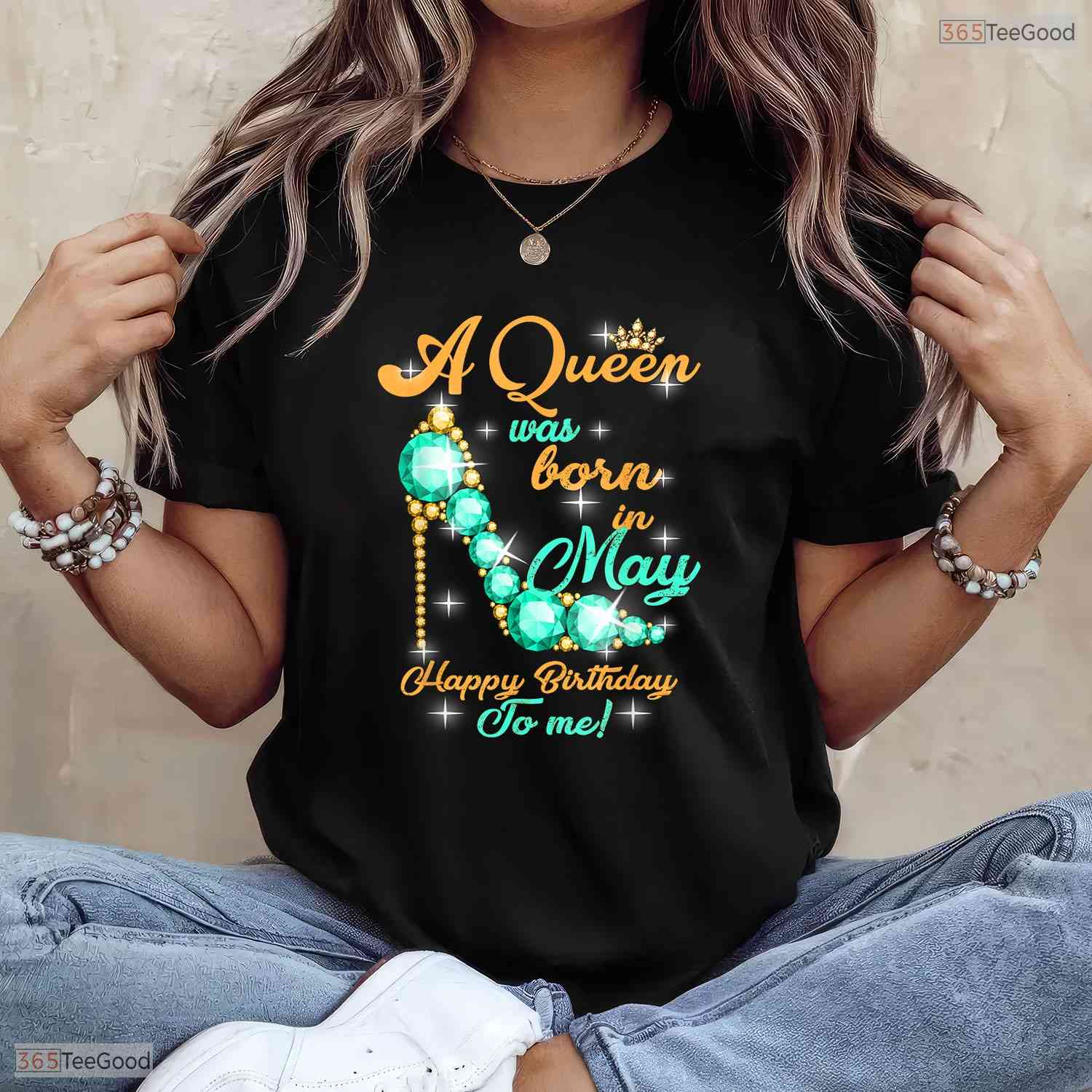 Happy Birthday To Me May Queen T-Shirt- Unique May Birthday Celebration Shirt