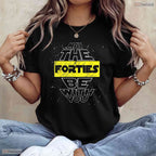 Awesome 40th Birthday Parody T-Shirt- Unique May Birthday Celebration Shirt