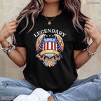 Patriotic Legendary Since May 1956 T-Shirt- Awesome May Birthday Shirt Gift