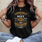 Legends Are Born In May 1976 T-Shirt- Unique 50th May Birthday Shirt Adults