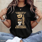 Awesome 1979 Teddy Bear 47th Birthday T-Shirt- Unique May Birthday Shirt