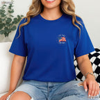 July 4th 250th Anniversary Front Back Valentine T-Shirt Catfish Fishing Men