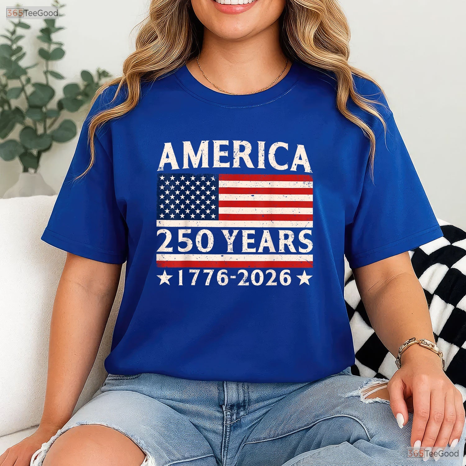 America 250 Years 4th of July USA Flag Valentine T-Shirt Kayak Fishing Gear