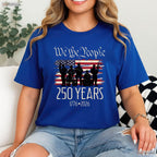 250 Years US Flag 250th Birthday USA Valentine Shirt Fly Fishing Gifts Men