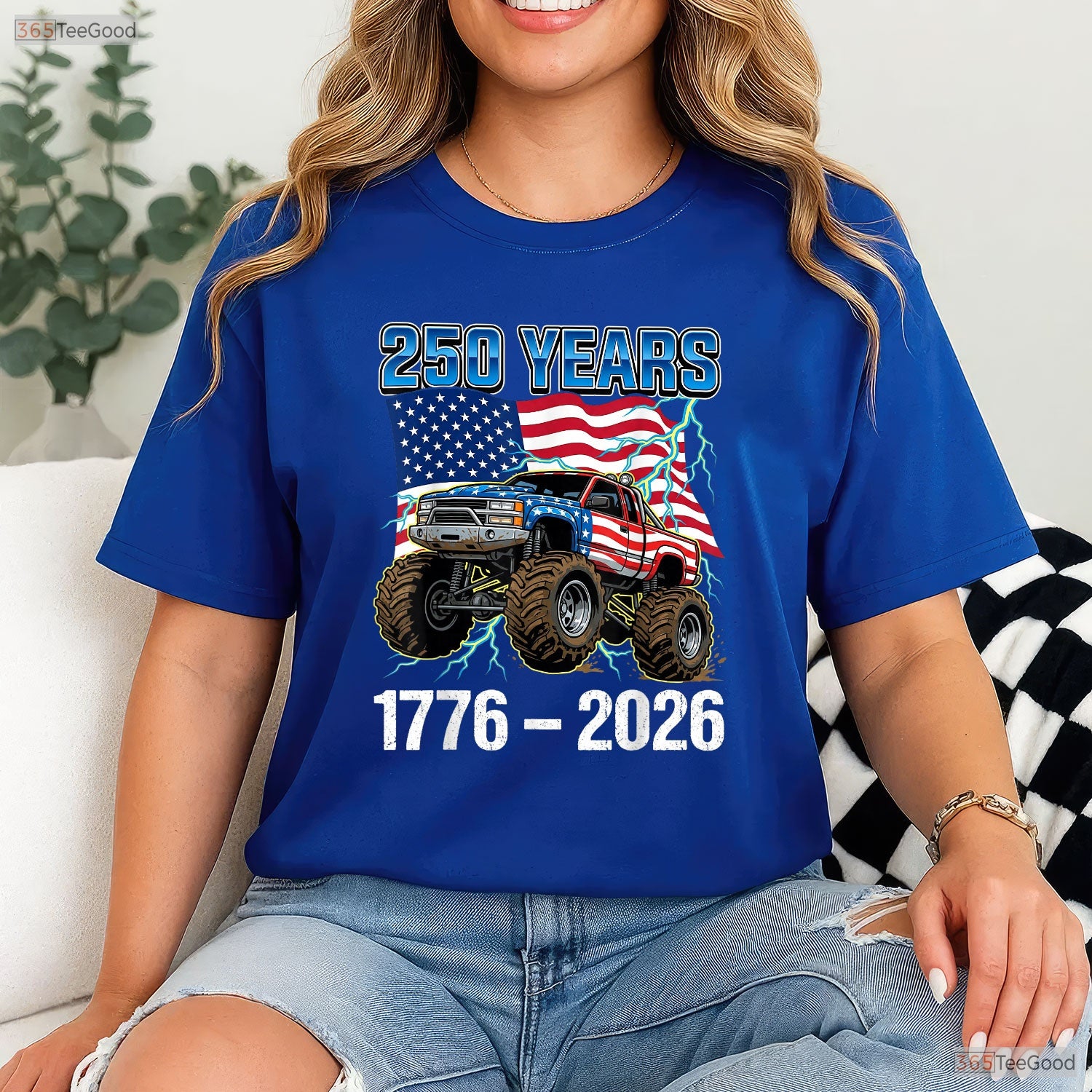 250 Years American 1776 2026 4th of July Valentine T-Shirt Marlin Fishing