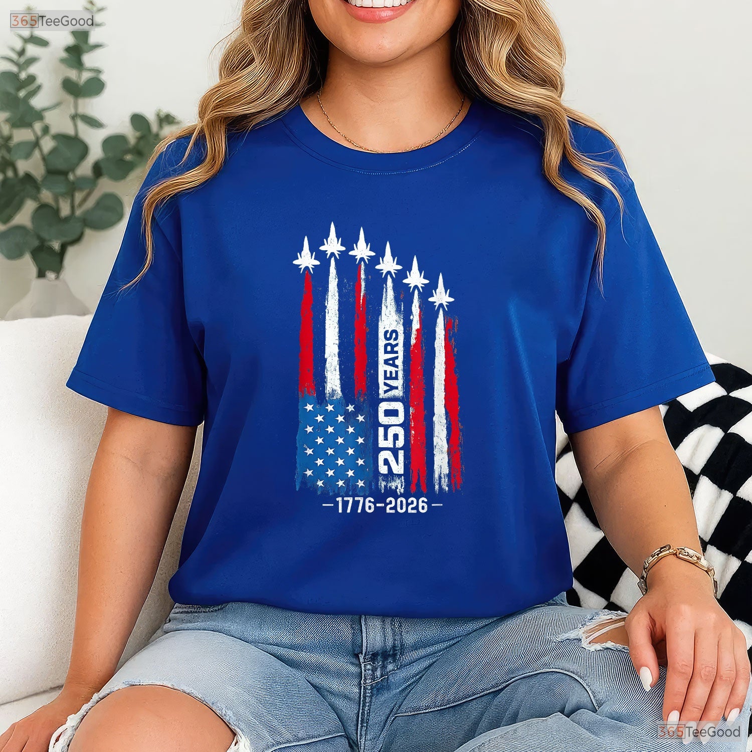 250 Years American 250th Anniversary USA Valentine T-Shirt Fly Tying Gifts