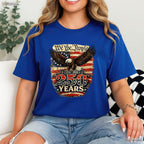 250th Anniversary USA Patriotic Eagle Valentine T-Shirt Ice Fishing Apparel