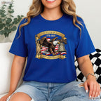 250th American Flag Patriotic Valentine T-Shirt- Saltwater Fishing Clothing