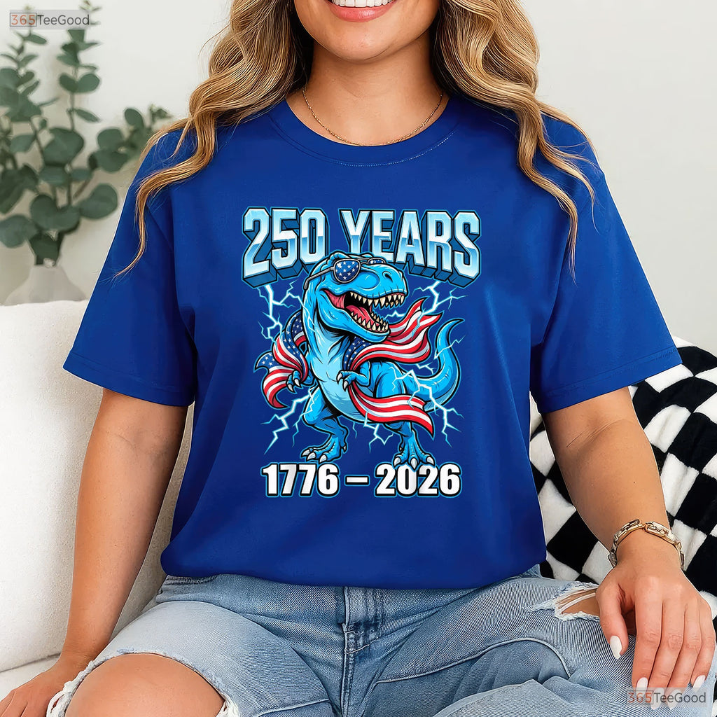 250th Anniversary USA 4th of July Valentine T-Shirt Offshore Fishing Apparel