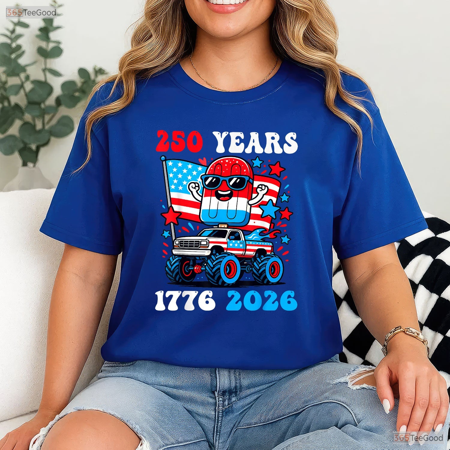 Kids 250th Anniversary USA 4th of July Valentine T-Shirt Inshore Fishing Clothing