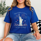 United States 250th Anniversary Valentine T-Shirt Fly Tying Accessories Men