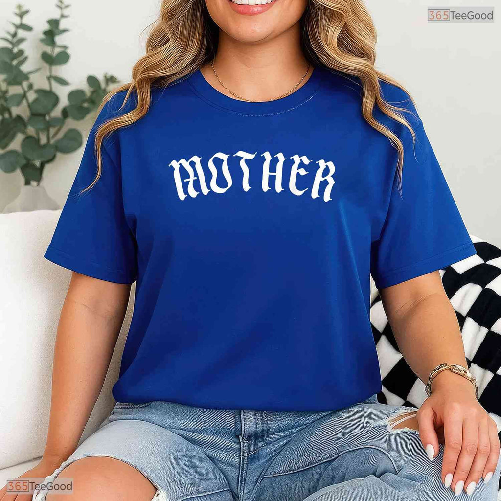 Vintage Gothic Mother Shirt Spooky Mom T-Shirt Alternative Mothers Day Gift