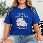 Our First Mothers Day Together Elephant Matching Mom And Baby T-Shirt Gift Idea
