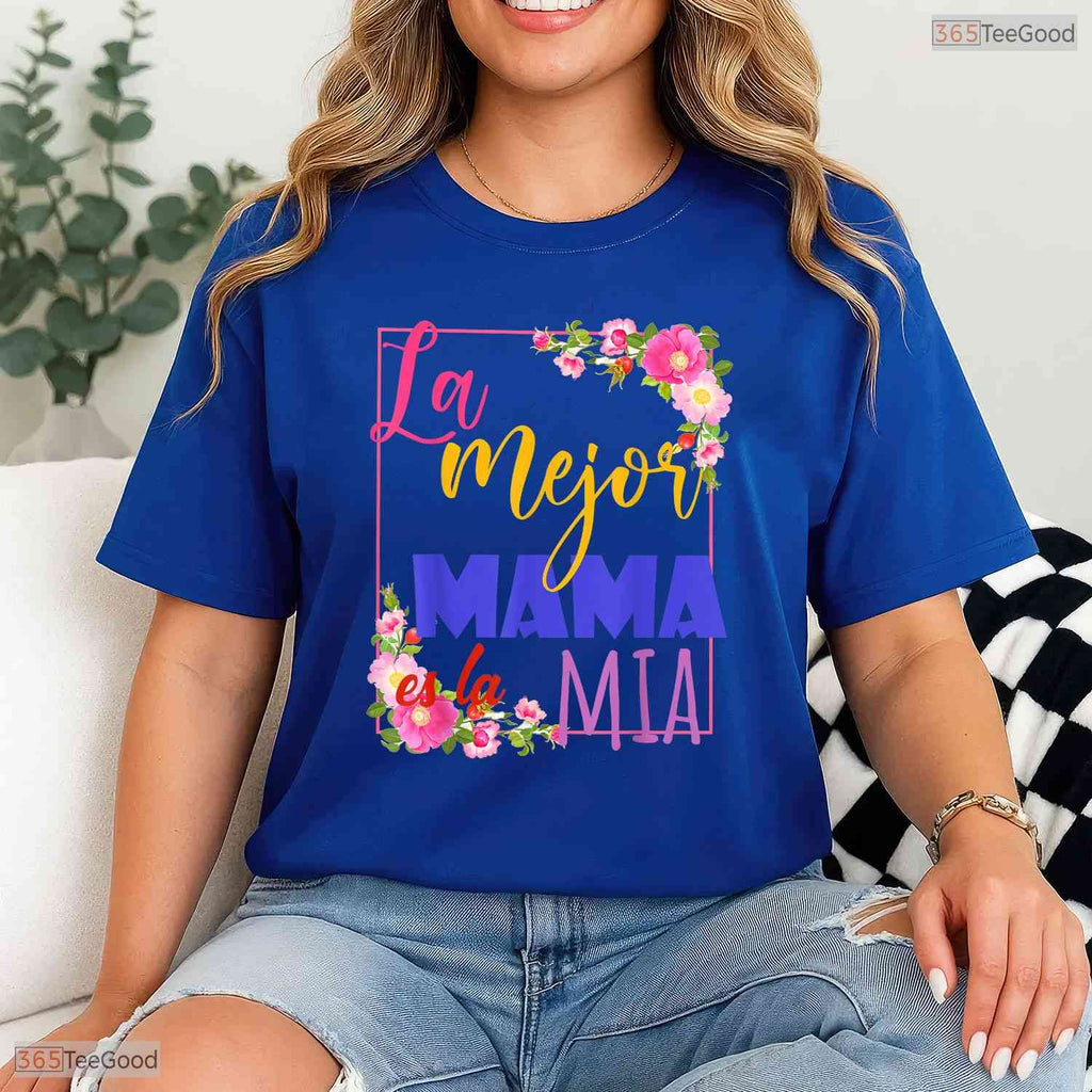 The Best Mama Is La Mia Shirt Unique Italian Mothers Day T-Shirt Gift For Her