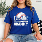 Baseball Grammy Game Day Shirt Cute Grandmother Mothers Day T-Shirt Present