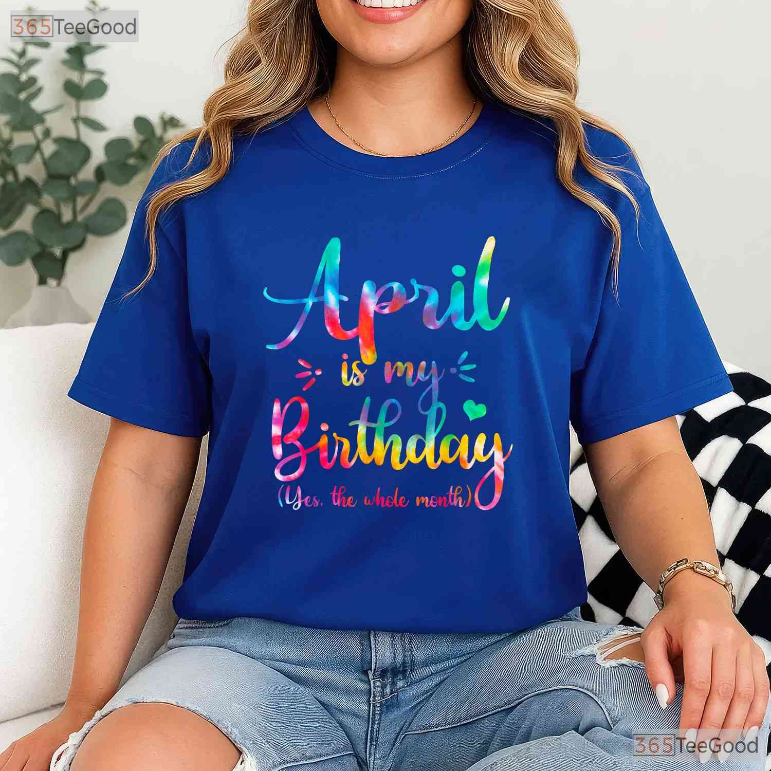Funny April Birthday T-Shirt - Yes April Is My Birthday Month Tee - Humor Gift Adults