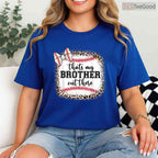 Cute Baseball Sister Thats My Brother Out There T-Shirt Mom Girl Family Gift