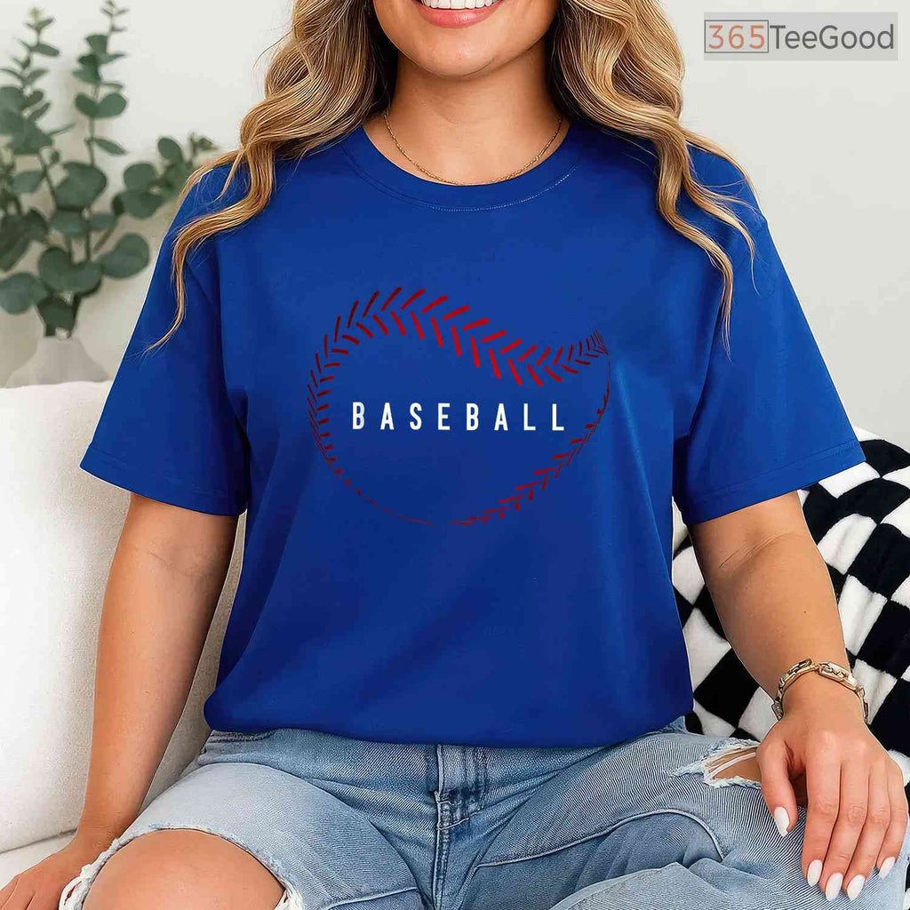 Cool Baseball T-Shirt For Men Boys Vintage Sports Graphic Game Day Apparel