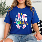 Easter Squad Family Matching T-Shirt Bunny Egg Hunt Group Team Holiday Shirt