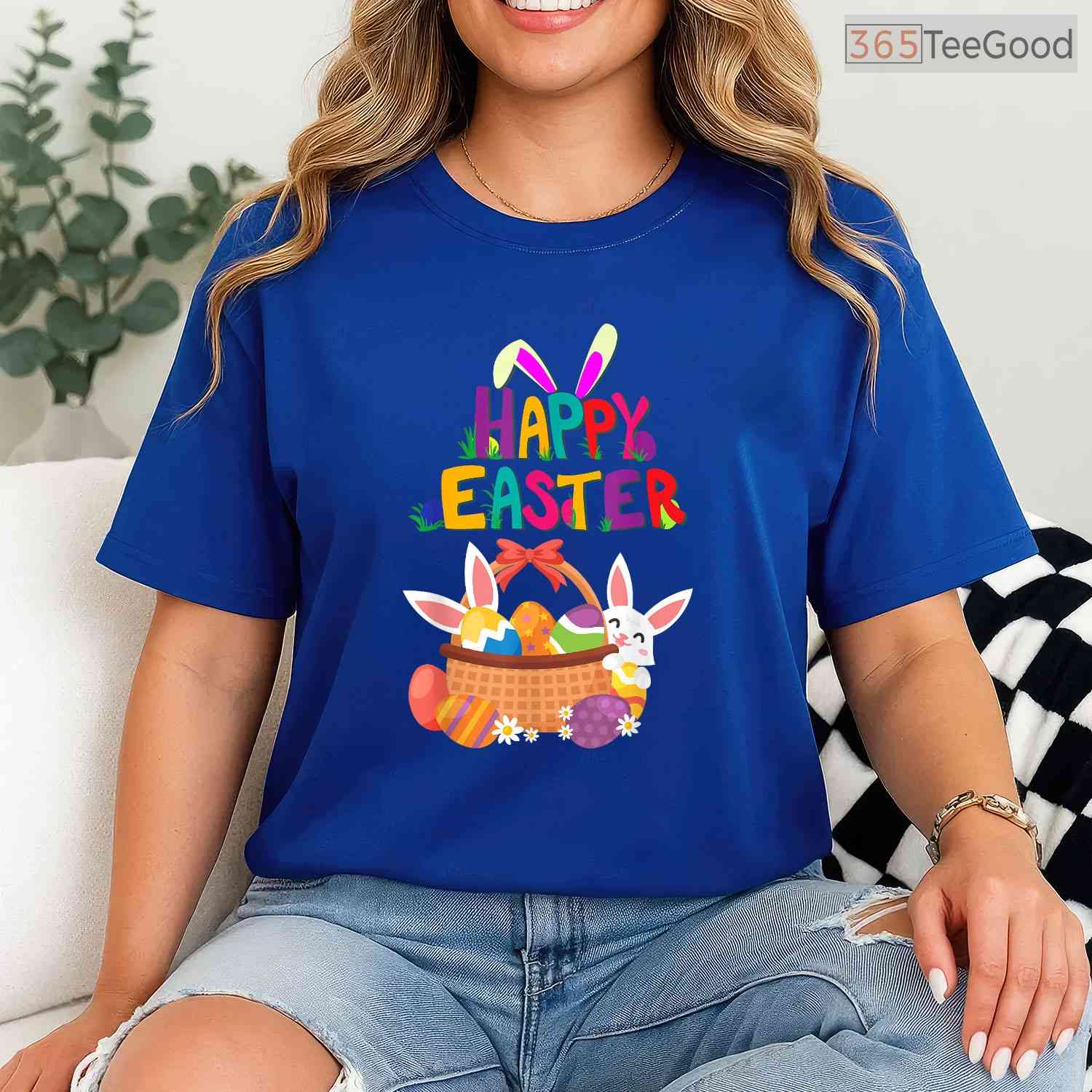 Happy Easter T-Shirt Classic Holiday Men Women Spring Celebration Gift Shirt