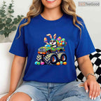 Easter Day Bunny Monster Truck Eggs T-Shirt Cool Rabbit Vehicle Toddler Shirt