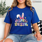 Happy Easter 2026 Cute Bunny Rabbit T-Shirt Holiday Women Girls Memory Shirt