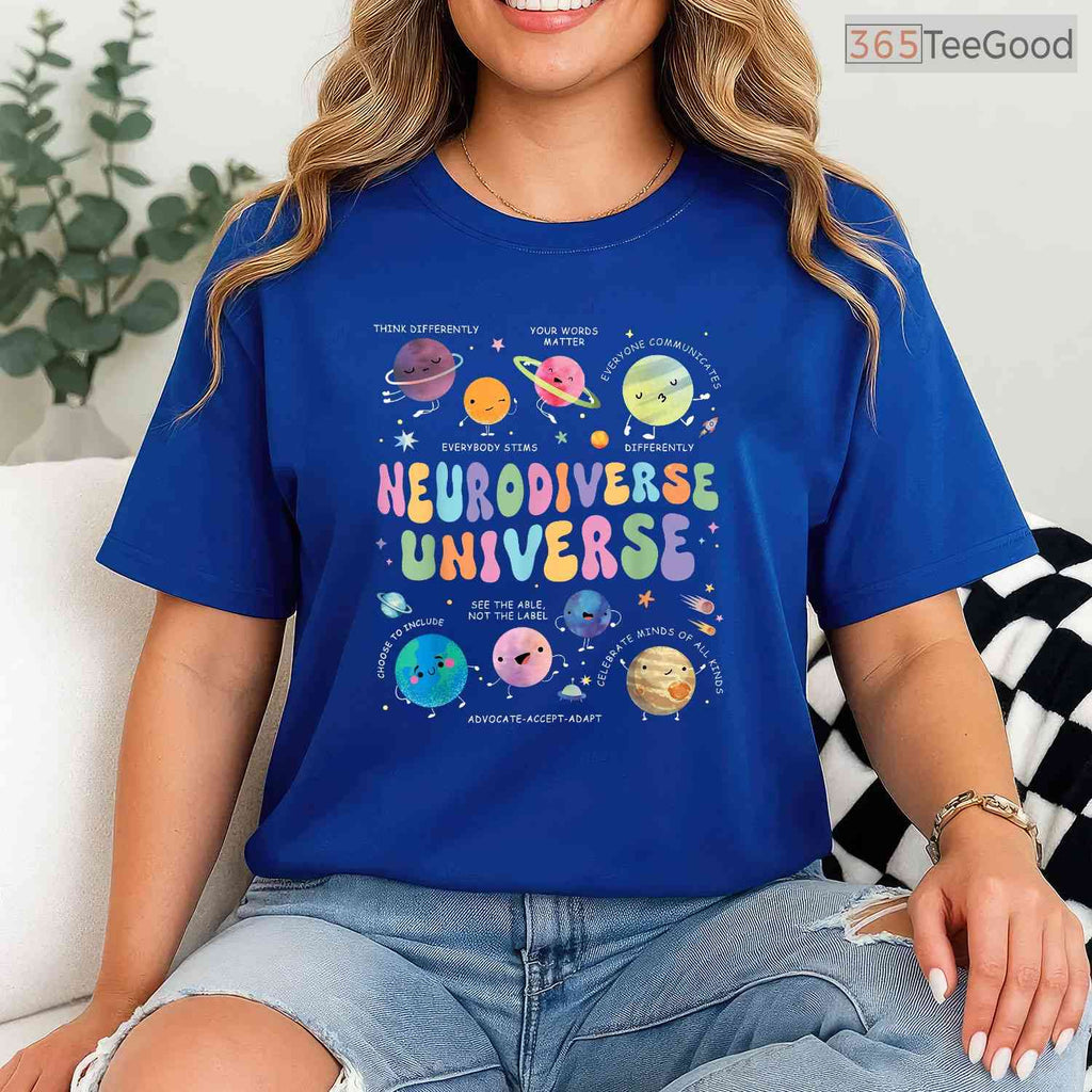 Accept T-Shirt Autism Awareness April Acceptance Inclusion Neurodiversity