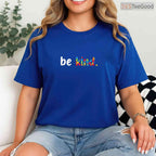 Autism Awareness Be Kind Colorful Puzzle Pieces Shirt April Month T-Shirt